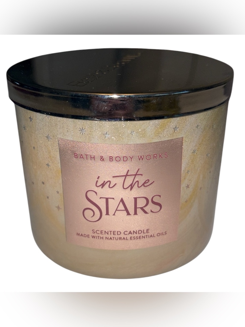 Bath & Body Works In The Stars Scented Candle 14.5 oz jar 3 wick NWT
